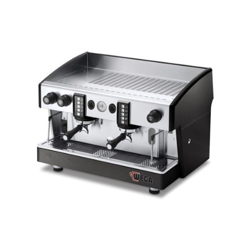 Wega Atlas professional coffee machine used with two groups