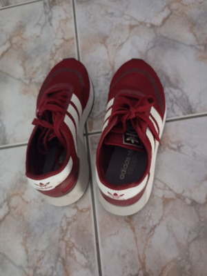 Adidas sneakers size 37 1/3, red, lightly worn