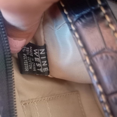 Nine West shoulder bag black used with interior marks
