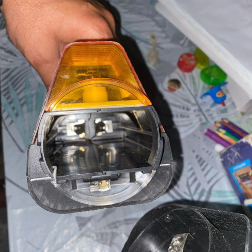 Large flashlight used for outdoor with long beam