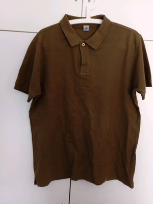 Short Sleeve Shirt Large like new, khaki, 100% cotton