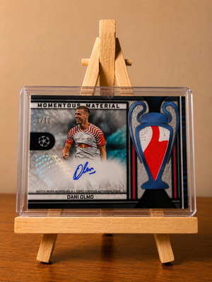 Dani Olmo Topps Museum Jumbo Patch Auto Gold 2/10 2023-24
