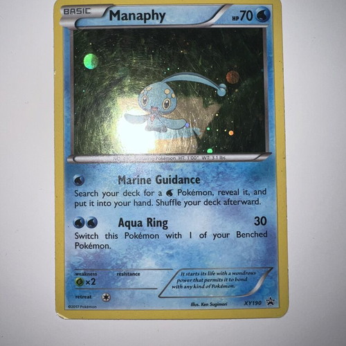 Manaphy Pokemon TCG card used