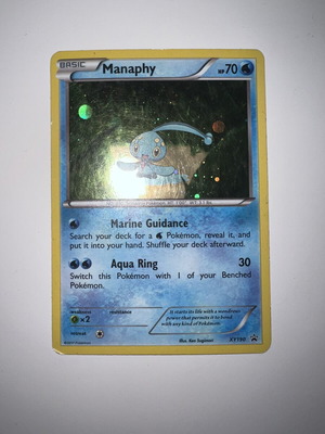 Manaphy Pokemon TCG card used