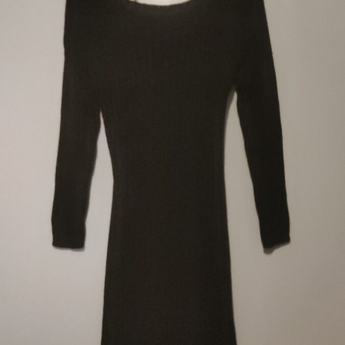 Knitted dress like new, black, sizes S and M