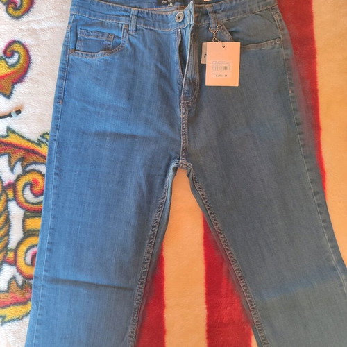 Pop-air blue flared jeans XL new