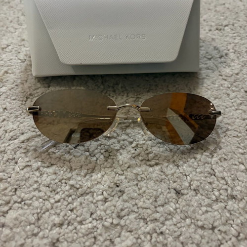 Michael Kors women's sunglasses like new, gold mirrored lenses