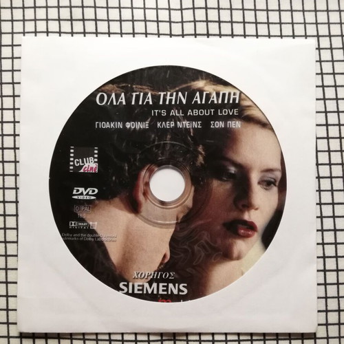 It's All About Love DVD used with Greek subtitles