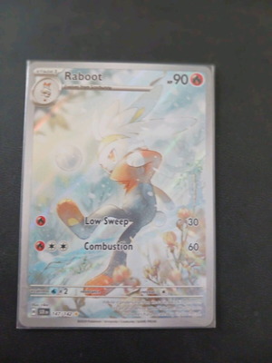 Raboot Pokémon card holographic new