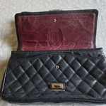 Chanel Reissue i flap μαύρη τσάντα ώμου μεταχειρισμένη