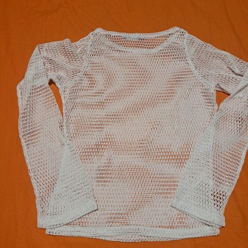 Batic summer blouse like new, white, size S