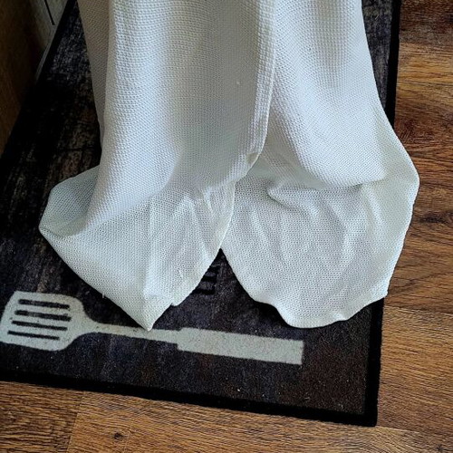 White Indigo vest like new, asymmetric design