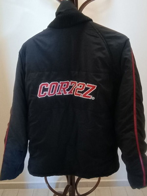 Nike Cortez jacket used, size L, black and red