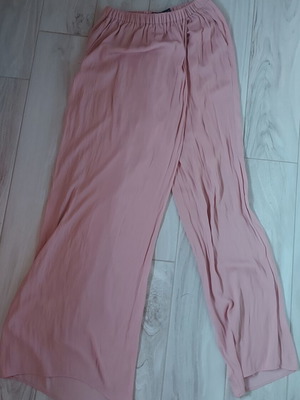 Zara pink boho palazzo pants like new, size S