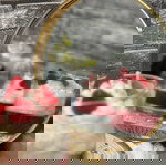  Strawberry αρωματικό κερί σόγιας 300gr (δεξιά)