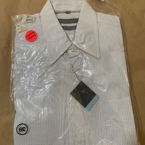 Men's short-sleeve shirt new, multicolor size 39