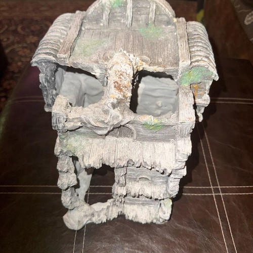 Aquarium decoration "Sunken Galera" like new