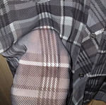 Abs semi-transparent checked shirt used
