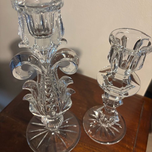 Crystal candlesticks like new
