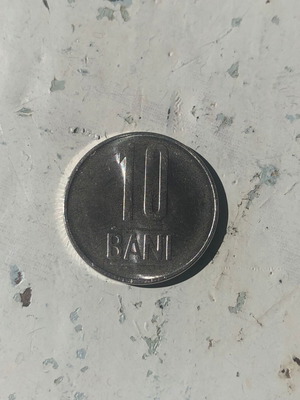 10 Bani 2014 Romania coin used