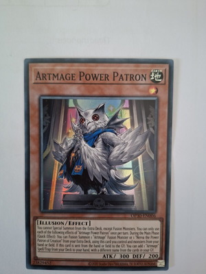 Yu-Gi-Oh! κάρτα Artmage Power Patron σαν καινούργιο