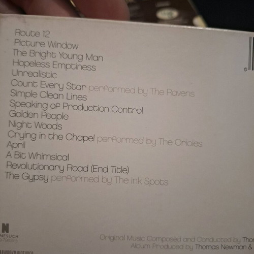 CD collection used, 2 movie soundtracks and 2 movie song compilations