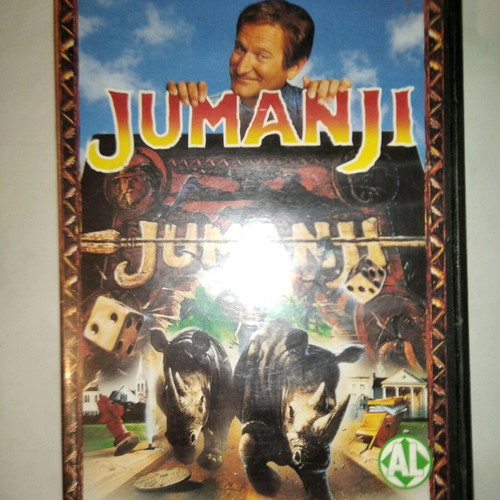 Jumanji VHS used, adventure fantasy movie