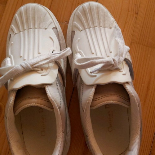 Sneakers Cristian Dior γυναικεία σαν καινούργια, άσπρα και γκρι, νούμερο 40-41
