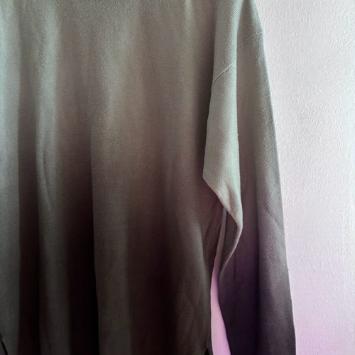 Long-sleeve ombre blouse used No M/L gray