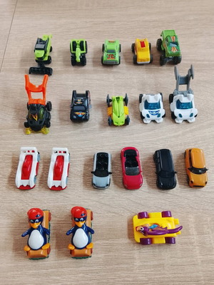 Kinder Surprise used set of 19 assorted toy cars