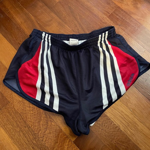 Adidas vintage sprinter shorts like new, size D40 blue red white