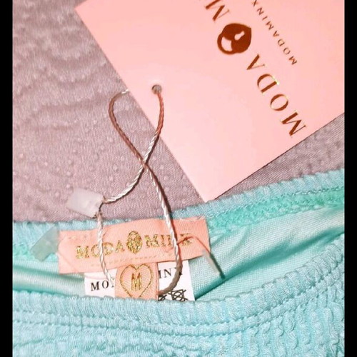 Moda Minx bikini bottom new, turquoise, size medium