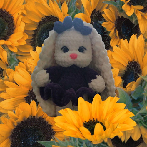 Handmade Bunny New Made of Soft Plush Yarn