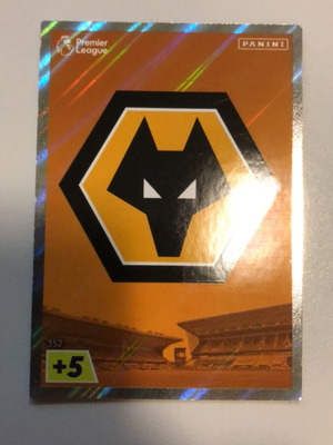 Panini English Premier League 2022-23 Wolverhampton Wanderers badge used