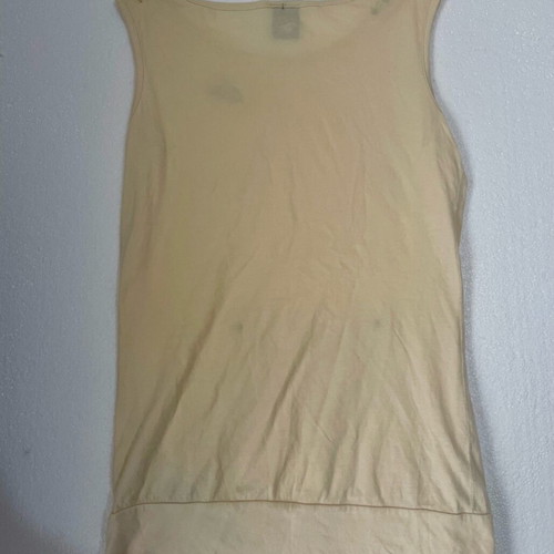 Nike sleeveless women's top size S like new, beige with designs and pocket