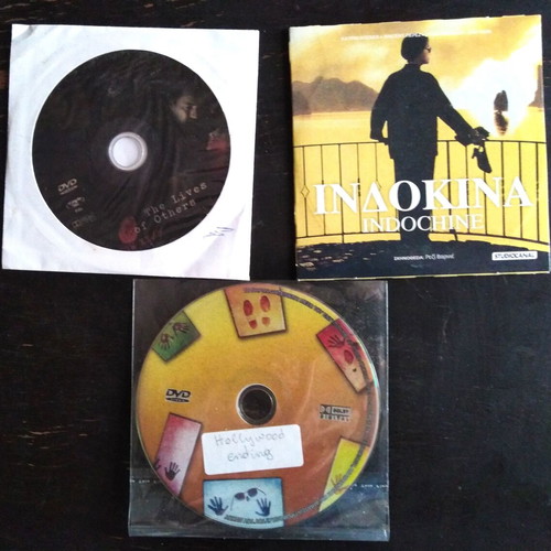 DVD movie pack of 3: Indochine, Hollywood Ending, The Lives of Others