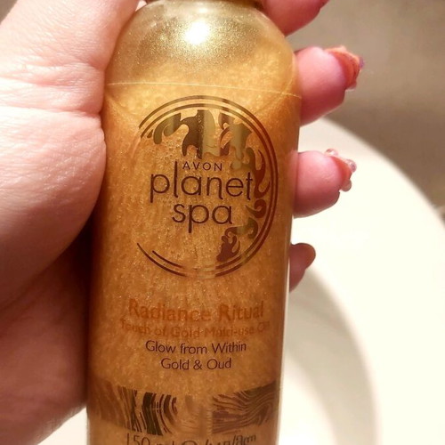 Avon glitter body oil new, planet spa radiance ritual