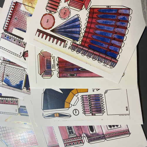Cinderella Castle papercraft from Megalo Miky issues 153-158, new