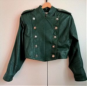 Δερμάτινο κοντό μπουφάν / Leather Jacket Medium