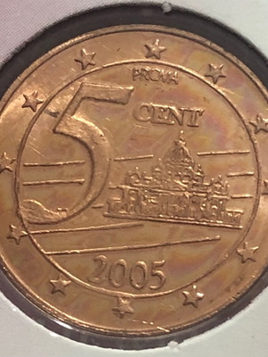 5 Λεπτά , Βατικανό PATTERN-PROVA 2005 Pius XI