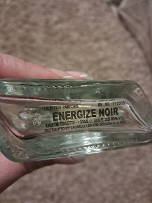 Energize Noir men's perfume 100ml like new