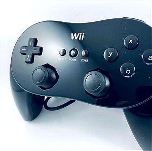 Wii Pro Gamepad Μαύρο Χειριστήριο / Controller