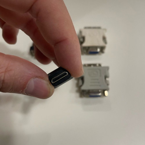 Adapters and DVI card used