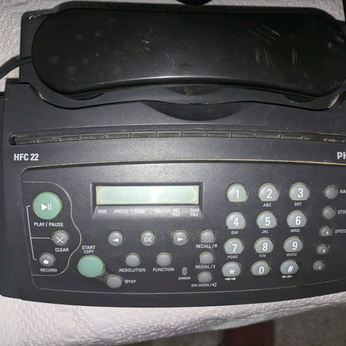 Philips HFC 22 vintage telephone/fax like new
