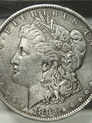 Ασημένιο Αμερικανικό Δολάριο Morgan Dollar 1882 μεταχειρισμένο