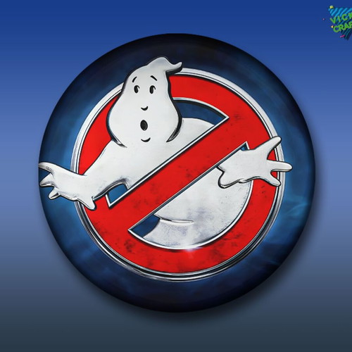 Ghostbusters pin new, 6 cm diameter