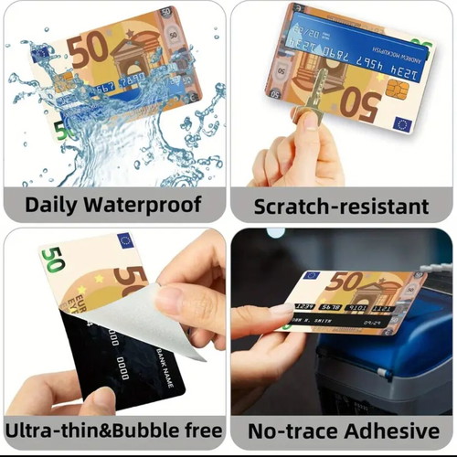 Card sticker new, does not affect contactless transactions