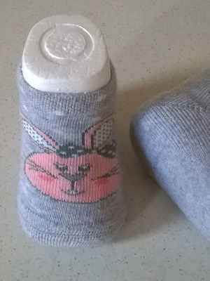 Baby socks in a box