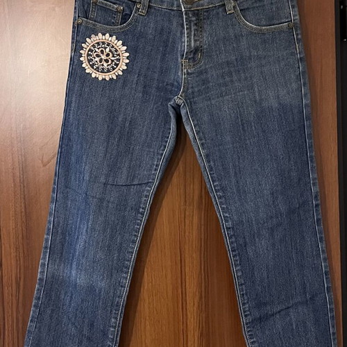 Raxevski Capri Jeans like new, size M 38 10, 67% cotton, 78 cm length