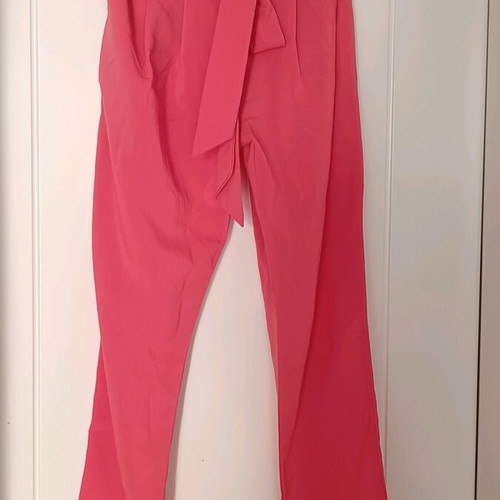 Fullah Sugah women's coral pants with drawstring used, size S